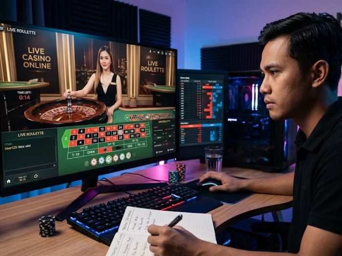 strategi live casino online