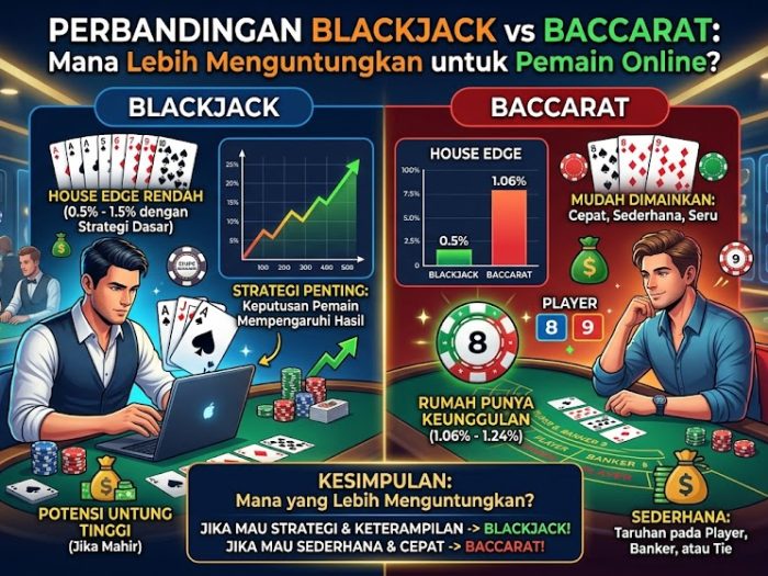 blackjack vs baccarat